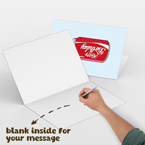 Funny Coke Birthday Card - Soda Bottle Greeting for Soda Lovers