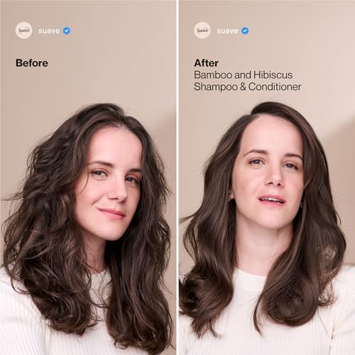 Suave Bamboo & Hibiscus Volumizing Conditioner for Fine Hair 12.6 oz