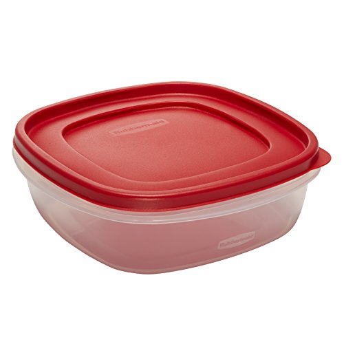 Rubbermaid 9-Cup Food Storage Container with Easy Find Lid, Racer Red