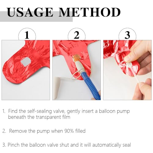 18-Inch Red Heart Balloons - 15 Pack for Valentine's Day & Weddings