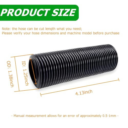 Replacement Lower Hose for HV322 HV321 HV320 HV300 Vacuums - 1.25"