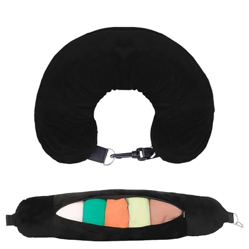 CPCOIN Travel Neck Pillow with Storage Bag & Rest Set - 1