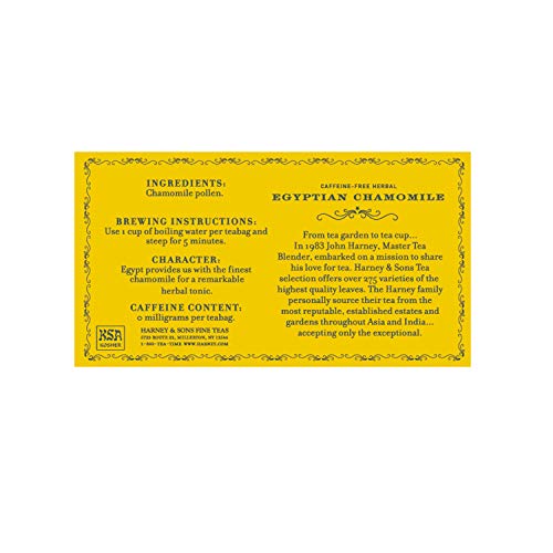 Harney & Sons Chamomile Herbal Tea Bags - 50 Count
