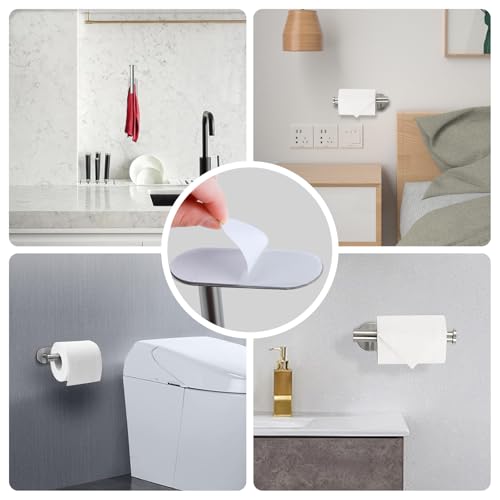 8-Pack Self-Adhesive Replacement Strips for Paper Towel Holders - 3.9" x 1.7"