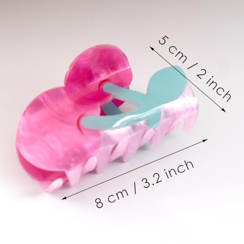 Pink Cherry Hair Claw Clip Cute Fruit Non-Slip Hair Accessory