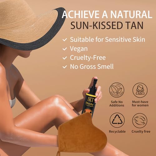 Self Tanning Mitt Applicator with Thumb Hole - Streak-Free Tanning Glove
