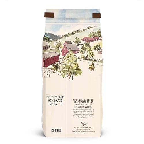 New England Coffee Eyeopener Dark Roast Ground Coffee 9oz (Pack of 6)