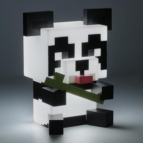 Paladone Minecraft Panda Light - Cute Portable Night Light & Room Decor for Kids - Officially Licensed Minecraft Gift