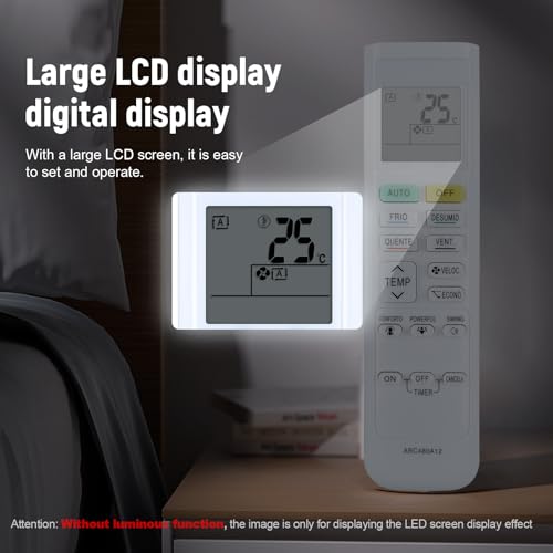 Replacement Remote Control for DAIKIN Air Conditioners FTK/FTX Series