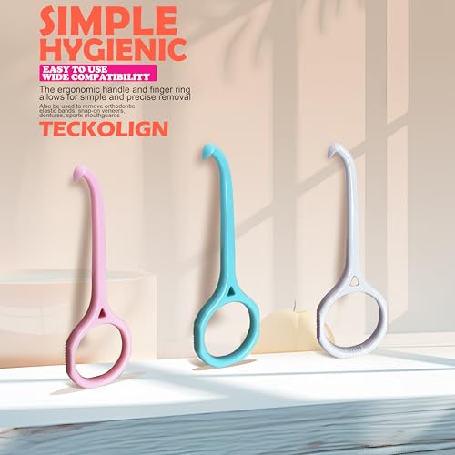 Teckolign Aligner Removal Tool 5-Pack - Dental-Grade Retainer Remover for Invisible Braces