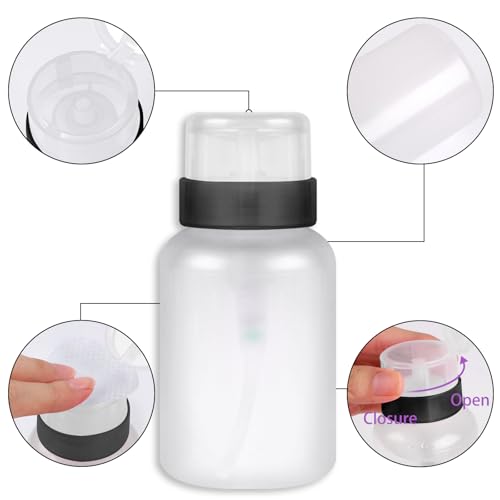 540 Lint-Free Nail Wipes with Pump Dispenser Bottle for Gel Polish