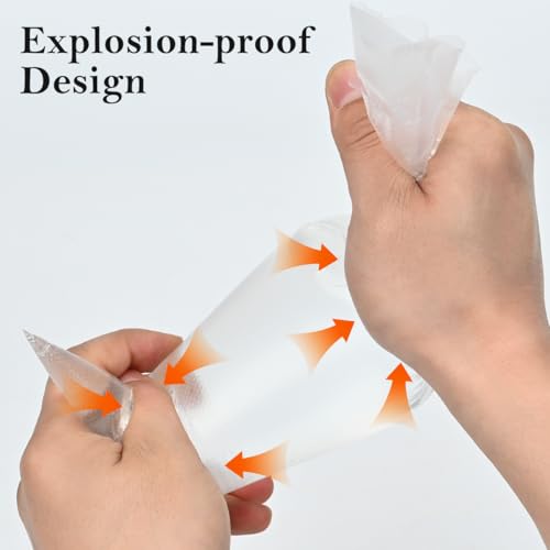 16 Inch Disposable Piping Bags - 100 Pack for Cake Decorating