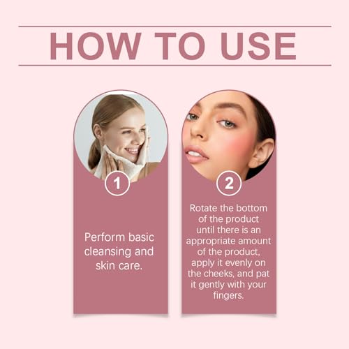 Wismee Liquid Blush Wand with Cushion Applicator - Rose