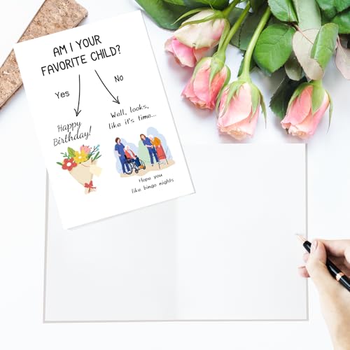 Funny Nursing Home Birthday Card for Mom & Grandma - 8x5.3in