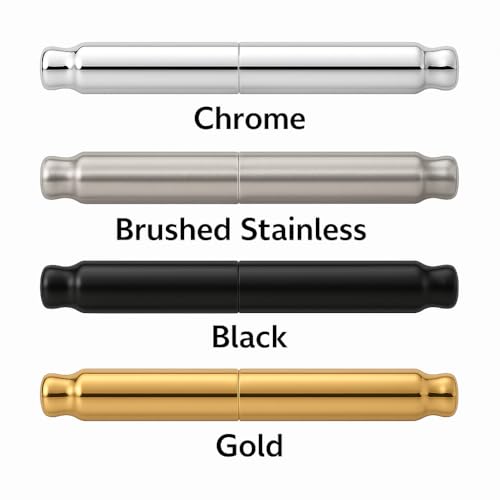 Stainless Steel Toilet Paper Holder Replacement Rod - Gold, 6.5" to 4.33"