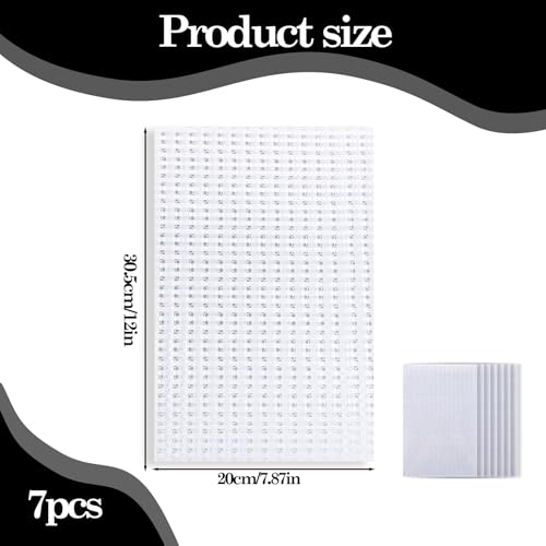 7 Sheets Reflective Stickers,12 x 8 inch Dot Reflective Stickers, Night Warning Reflection Tape, Waterproof Reflections Paper for Bikes, Cars, Mailbox