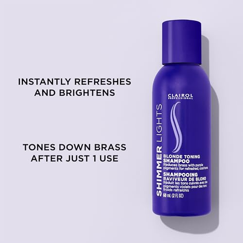 Clairol Professional Shimmer Lights Purple Shampoo for Blonde and Gray Hair
