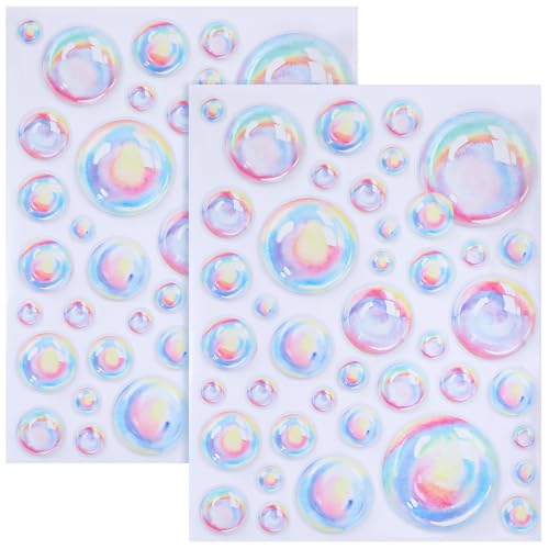 Colorful Bubble Wall Stickers - Underwater Theme Decor Set