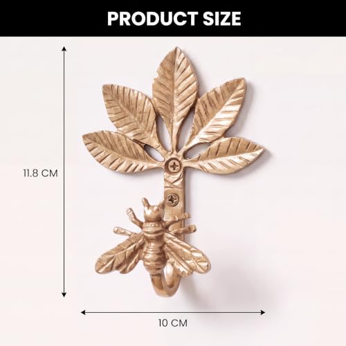 Handmade Gold Decorative Wall Hooks - Cute Animal Coat Rack