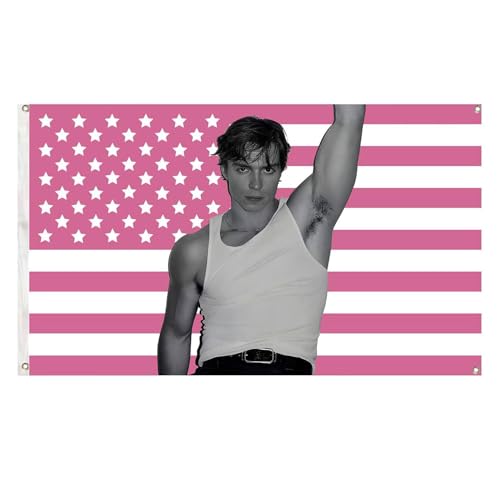 Nicholas Chavez Pink American Flag Tapestry 3x5FT - Durable & Colorful