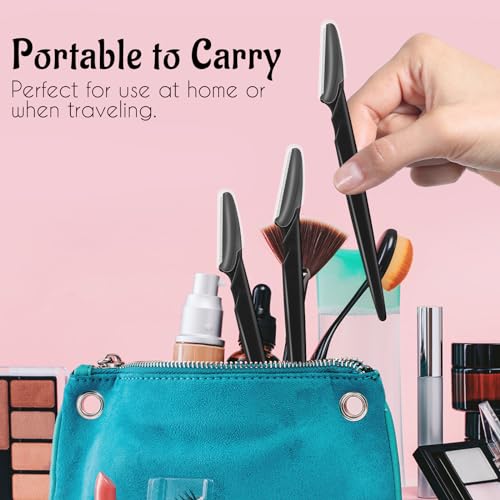 16 Pcs Eyebrow Razors and Dermaplaning Facial Hair Removal Tools