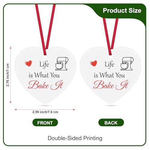 Ceramic Baker Ornament - Perfect Gift for Baking Lovers