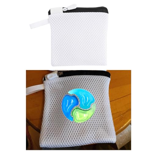 NentMent 2 Pack Laundry Scent Bead Bags with Zipper - In-Wash Fragrance & Crystal Boosters