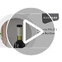 OGGI T-Shaped Wine Corks 2-Piece Set, Reusable Low-Profile Bottle Stoppers