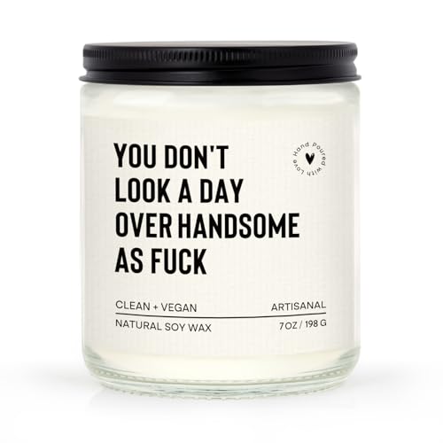 Romantic Lavender Candle for Him - Perfect Gift for Boyfriend, Husband, or Dad - 7oz