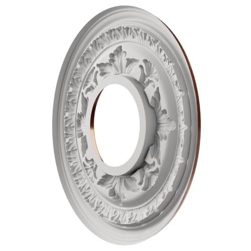 Ekena Millwork 10" PVC Ceiling Medallion - Dark Bronze Finish