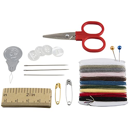 SINGER 00267 Portable Sewing Kit in Reusable Clear Pouch