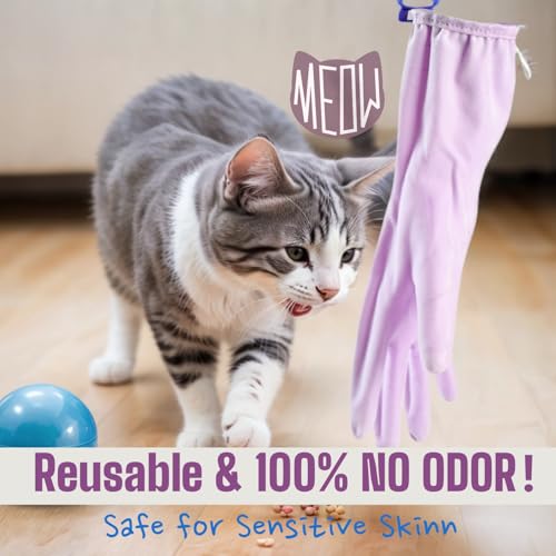 LIICHAAO Reusable Non-Latex Cleaning Gloves - Pack of 2