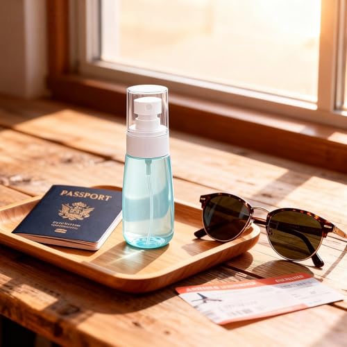 Vonpri Travel Spray Bottles 2oz TSA Approved Fine Mist 3-Pack