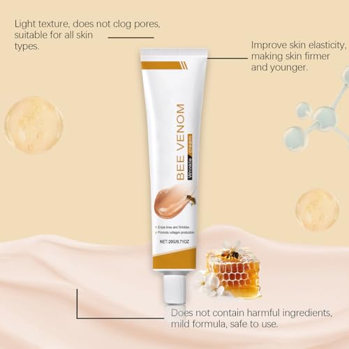Tiejdhr Bee Venom Moisturiser Cream Anti-Aging Face & Eye Firming 20g