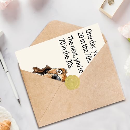 Funny 70th Birthday Card for Men and Women - Heartfelt Humor