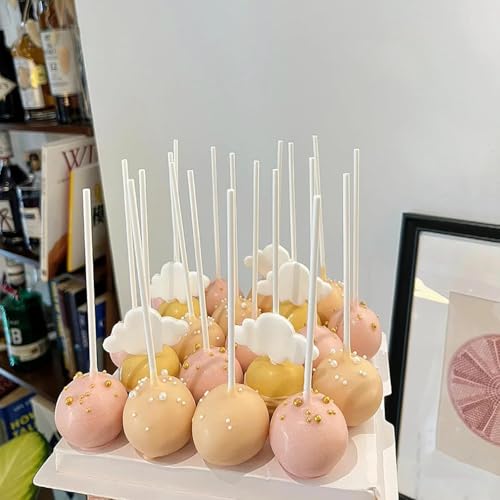 Cake Pop Kit with 100 Sticks, Bags, and Mold Roller - Perfect for Lollipops and Treats