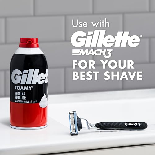 Gillette Foamy Classic Shave Foam for Men - 14.9 Oz