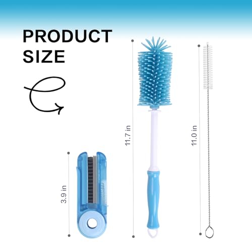 3-Piece Cup Cleaning Kit for Stanley - Long Handle Brush & Straw Cleaner