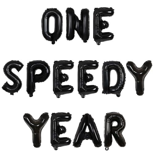 One Speedy Year Birthday Balloons - Race Car Theme Decorations
