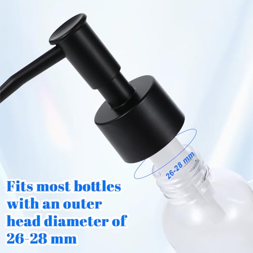 3-Pack Reusable Soap Dispenser Pump Heads | Standard 28mm Compatible