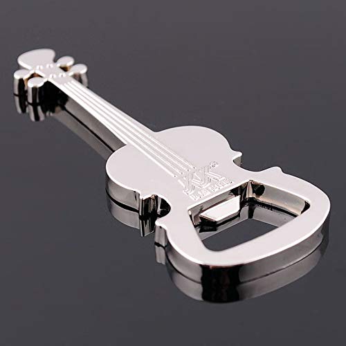 YALLNASL Stainless Steel Guitar Beer Bottle Opener - Music Lover Gift