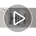 IMUMU Adhesive Towel Hooks, Heavy Duty Stainless Steel Wall Hanger - Black, 2pk
