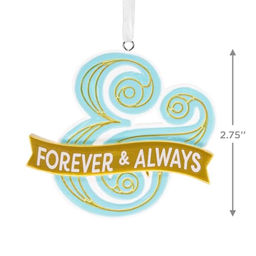 Hallmark Forever & Always Ampersand Christmas Ornament