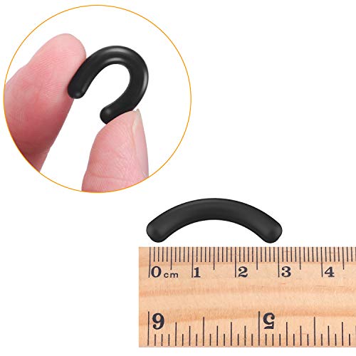 Zhehao 24Pcs Eyelash Curler Refill Pads Silicone Rubber Replacement with Storage Box