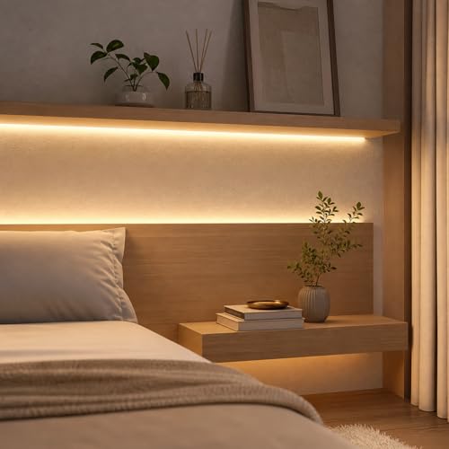 3000K Warm White COB LED Strip Light - 3.28FT USB Indoor Lighting