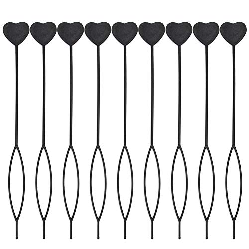 AUEAR Hair Beader Tool Quick Bead Loader Kit 16 Pack Black Plastic