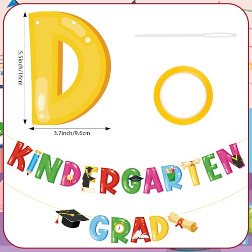 2026 Kindergarten Graduation Banner - Colorful Party Supplies