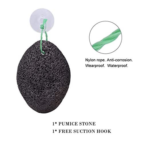 KuuCare Natural Lava Pumice Stone Callus Remover for Feet and Heels