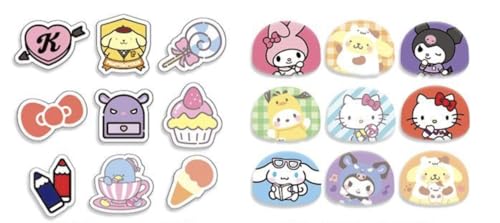 Kitty & Friends Beauty Sticker and Earrings Gift Set Officially Licensed