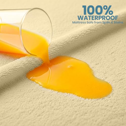 Utopia Bedding Waterproof Twin Size Mattress Protector - 15" Deep